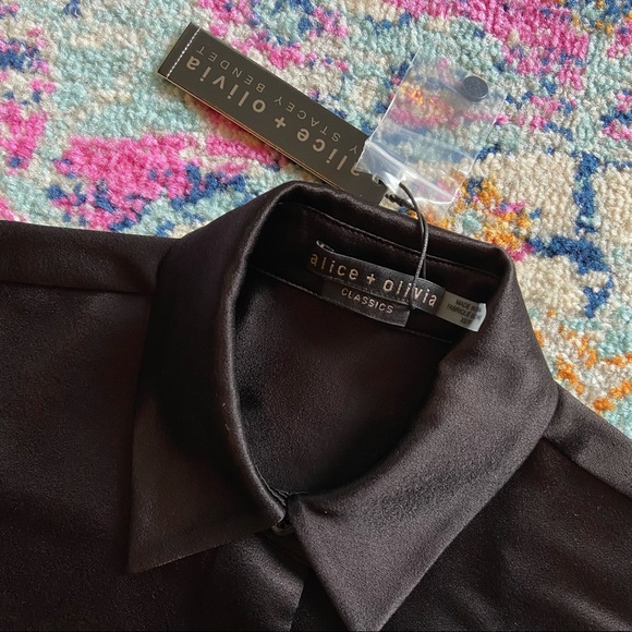 NEW! Alice + Olivia Edyth High-Low Top - Picture 8 of 9